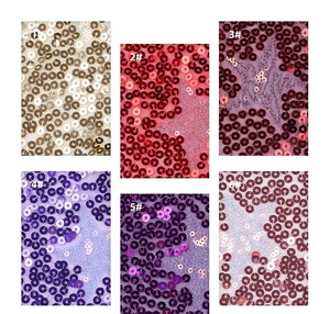 Hot bán màu xanh sequin 3 + 5cm năm cánh sao thêu ren vải - Product Image 5