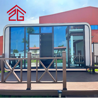 Vente Flash : Tiny House Moderne et Élégante de Haute Qualité, Modèle Apple Cabin, Durable, avec Double Vitrage et Panneaux Sandwich EPS 20/30/40 pieds