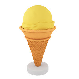 Köpük çekirdek dondurma koni heykel tabanı büyük reçine dayanıklı gıda zanaat oyun alanı ekran mağaza yılbaşı dekoru - Product Image 3