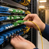 Cable de Conexión de Fibra Óptica Whoselase, Jumper de Fibra Óptica Monomodo de Baja Pérdida 0.3dB, Cable de Conexión SC-SC FTTH, Longitud Personalizada