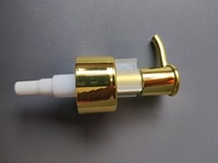 24/410 plastique PP Clip pompe à huile pompe à eau anti-déversement argent or Globe Cap pour savon liquide articles de toilette désinfectant bouteille