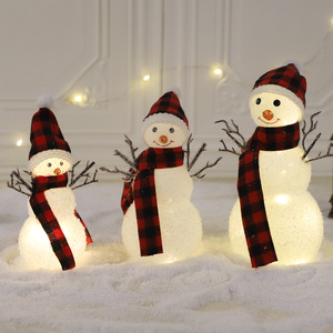 <strong>Christmas</strong> Table Decoration <strong>Suppliers</strong> <strong>Wholesale</strong> Cheap Price Multi-Style Snowman With LED Light <strong>Christmas</strong> <strong>Ornament</strong> Family Set 2025 - Product Image 4