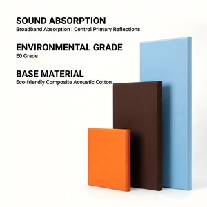 Module acoustique décoratif à installation rapide avec profil en aluminium et tissu transparent classique pour l'insonorisation des bureaux et des cinémas - Product Image 4