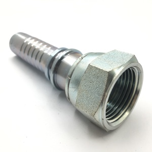 24211D ORFS 스레드 인서트 씰 R1 R2 용 여성 탄소강 유압 호스 피팅 - Product Image 4