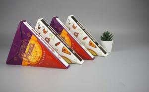 Cajas de Pizza Triangulares de Cartón Impresas con Logotipo a Precio de Fábrica - Product Image 5