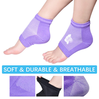 Chaussettes hydratantes pour talons Cmax, chaussettes à bout ouvert, chaussettes en gel pour talons craquelés