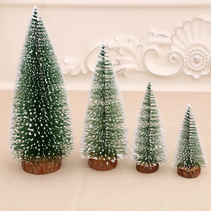 DAMAI Mini <b>Christmas</b> <b>Trees</b> Decorations Artificial <b>Christmas</b> <b>Tree</b> with Wooden Base for <b>Christmas</b> Party Decor Home Table Craft - Product Image 4