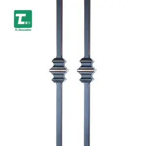 ORC 컬러 싱글 및 더블 칼라 너클 난간 동자 금속 철 실내 계단 피켓