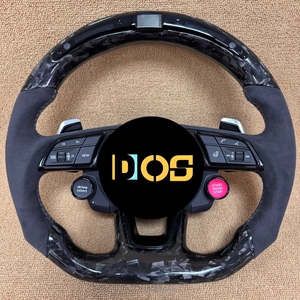 Modification et amélioration du volant en fibre de carbone et cuir avec LED personnalisées DOS pour <span class=keywords><strong>Audi</strong></span> A1 A3 A4L A5 A6L A7 <span class=keywords><strong>Q2</strong></span> Q3 Q5 Q7 - Product Image 4