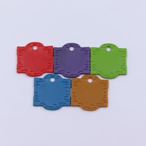 Custom Engraved Plastic/Acrylic Pet <b>Name</b> <b>Tag</b> with Custom Logo and Color Durable Stylish ID <b>Tag</b> for Pet Safety Identification - Product Image 4