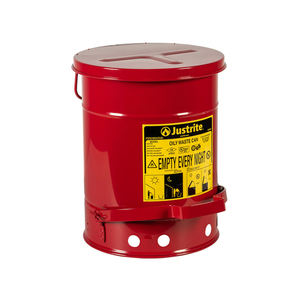 Carvel 302x403mm contenedor de residuos inflamable o aceitoso accionado por pedal, 20lt - Product Image 1