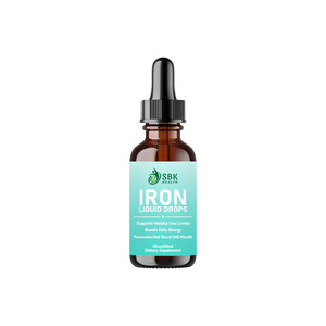 Gotas Líquidas de Hierro al por Mayor con Hierro que Apoya la Salud de las Células Sanguíneas, Aumenta la Energía Diaria, Mejora la Salud Mental y Promueve Niveles Saludables de Hierro - Product Image 1