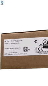 Module d'entrée numérique DVP08SM11N, unité d'extension PLC pour système de contrôle d'automatisation industrielle, équipement de haute qualité et fiable - Product Image 1