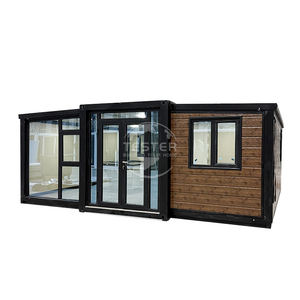 Maison préfabriquée écologique <span class=keywords><strong>de</strong></span> <span class=keywords><strong>2</strong></span>, 3 ou 4 chambres, conteneur en acier extensible <span class=keywords><strong>de</strong></span> 20 pieds ou 40 pieds, panneau sandwich, appartement - Product Image 1