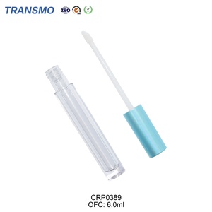 Tube de brillant à lèvres bleu personnalisé de 6 ml avec bouchon à vis, derniers tubes de brillant à lèvres transparents mignons pour le soin de la peau et le blush de 5 ml avec logo personnalisé - Product Image 4