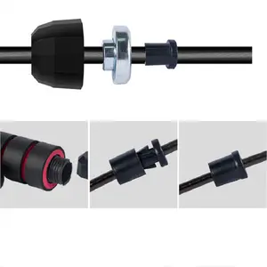 เชือกกระโดดออกกำลังกายแบบปรับได้พร้อมโลโก้สั่งทำสำหรับขายส่ง - Product Image 2