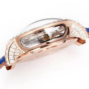 Reloj Tourbillon de Lujo de Alta Calidad, Reloj Mecánico Galaxy Arcoíris, Edición Esfera Personalizada con Diamantes - Product Image 4