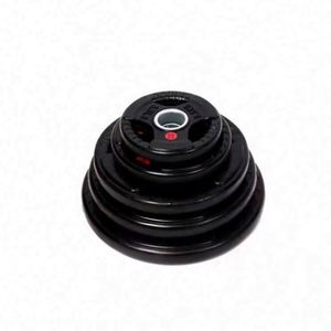 Durable Commercial Barbell <b>Weight</b> Plate <b>Set</b> Latest Gym <b>Lifting</b> Plates Cheap Rubber Steel Material Black Delicate Custom Logo - Product Image 3
