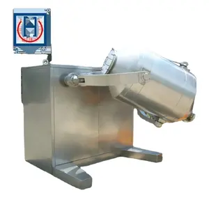 Industrial shark cartilage powder ribbon blender Three Dimensional Movement powder mixer machine