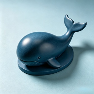 Oasis en las Profundidades Marinas: Admirando a <span class=keywords><strong>la</strong></span> Ballena Azul. Este adorno es tallado y fundido por Bozhiyi - Product Image 2