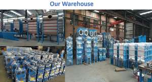 SUS304 عالي الكفاءة/مبادل حراري قابل للفصل لتطبيقات المياه الصناعية إلى الماء والهواء إلى الهواء - Product Image 6