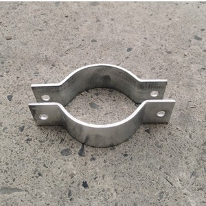 Sea Dragon Double <b>C</b> Type Pipe <b>Clamp</b> 126-150mm Galvanized Carbon Steel For Pole Fastening - Product Image 3