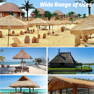 Miễn Phí Công Cụ Chống Cháy Uv-Chịu Mài Mòn Chống-Degumming Nhân Tạo Tổng Hợp Thatch Không Thấm Nước Lá Cọ Thatch Mái Mẫu Miễn Phí - Product Image 6
