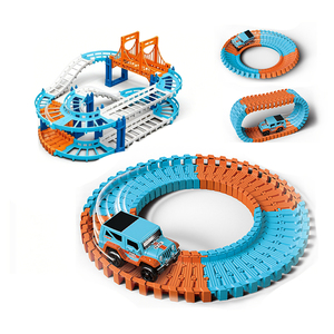 ชุดรถไฟฟ้า EPT 38-51 ชิ้น ของเล่นรถไฟฟ้าแบบประกอบเอง ใช้แบตเตอรี่ ของเล่นรถแข่งราง สำหรับเด็ก - Product Image 1