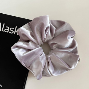 Accesorios de terciopelo de lujo para el cabello para bebés Scrunchie suave y esponjoso con <span class=keywords><strong>cuello</strong></span> de color francés sólido estilo dulce - Product Image 5