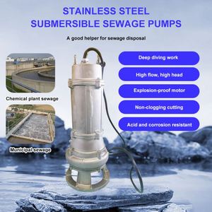 Bomba Sumergible Eléctrica Autocebante de Alta Resistencia para Minería Industrial, para Drenaje de Aguas Residuales y Lodos - Product Image 3