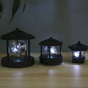 Nuevo faro giratorio Solar IP68, luz decorativa <span class=keywords><strong>LED</strong></span> para jardín para paisaje al aire libre, alimentado por batería - Product Image 1