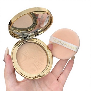LEEINTO Zero-Feel Sheer Setting Powder Compact Formula Tahan Lama dengan Coverage Alami, Tidak Menggumpal/Tidak Menempel di Wajah