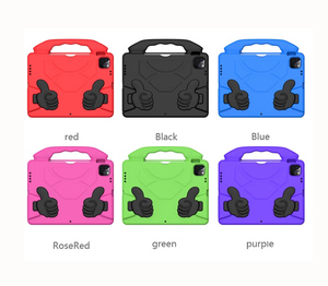 Cho iPad Air <span class=keywords><strong>4</strong></span> 5 10.9 inch iPad Pro 11 inch phổ trẻ em EVA Bìa Trường hợp với ngón tay đứng trên lưng - Product Image 6