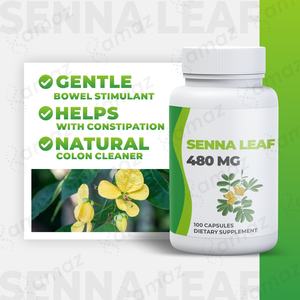 Capsules <span class=keywords><strong>de</strong></span> feuilles <span class=keywords><strong>de</strong></span> séné Amaz OEM <span class=keywords><strong>de</strong></span> haute qualité pour un nettoyage naturel du côlon en 7 jours, favorisant la gestion du poids et soutenant l'immunité - Product Image 6