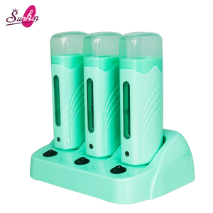 Chauffe-cire professionnel <span class=keywords><strong>3</strong></span>-en-1 haute puissance, appareil d'épilation portable pour cire roll-on à trois postes pour l'épilation - Product Image 2