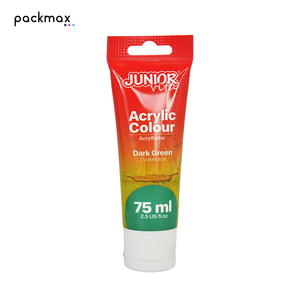 75ml Paint <b>Tube</b> for Watercolor Oil Gouache Painting, Eco-Friendly Material Custom Printing, with Hang Hole Packaging - Product Image 1