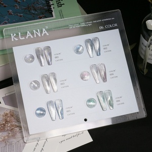 Vernis à ongles gel effet œil de chat Aurora OEM professionnel, sans odeur, en résine, à faire tremper, couleur pastel, magnétique - Product Image 6