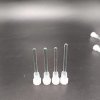 Bâtonnets en verre octogonaux de 3 ml, 6 ml, 10 ml, 12 ml, bâtonnets d'insertion en verre pour flacons d'huiles essentielles, accessoires