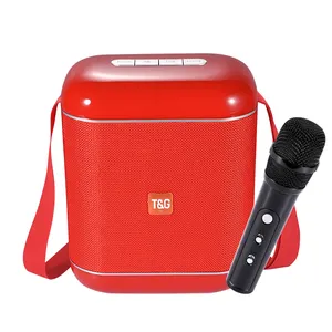 TG523K Outdoor Draagbare Draadloze Luidspreker Met Microfoon Thuis Ktv Party Bass Stereo Suwboofer Boombox Draagbare Mp3 Speler