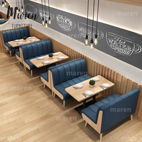 Meubles pour restaurants de restauration rapide très demandés : banquettes, canapés, tables basses et ensembles de chaises, canapés lounge pour cafés et centres commerciaux