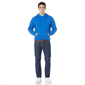 Collection Hiver – Sweat à Capuche Oversize en Coton avec Logo Personnalisé sur la Poitrine, Poignets Côtelés et Coutures Surjetées, Épaules Tombantes - Product Image 1