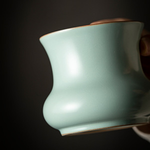 Cuenco de porcelana Guanlan Tianqing Ru Kiln Jianshui para lavado de té, cuenco de agua, cesta para desechos de té, accesorios retro para el juego de té de preparación en seco - Product Image 3