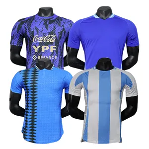 2024 Novo estilo de roupa de treinamento de equipe de futebol barato retrô reversível sublimado camisa de futebol