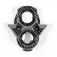 Cubierta de Control Central Estilo Fibra de Carbono Surron Light Bee X, Placa de Llave, Tapa de Encendido para Piezas de Bicicleta Eléctrica Segway X160 X260 LBX