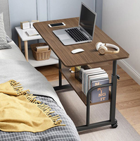 Table Moderne ModHomi Direct en MDF avec Pieds Métalliques Réglables – Mobilier pour Chambre, Salon, Bureau