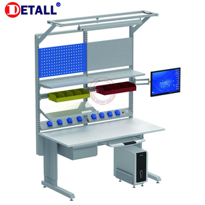 Banc de travail ESD standard pour la réparation, table d'<span class=keywords><strong>horloger</strong></span>, poste de travail électronique, conception modulaire, acier laminé à froid, multifonctionnel - Product Image 4