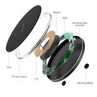 Pengisi daya nirkabel cepat, nirkabel 15W untuk Samsung Galaxy Watch 4/3/aktif 2/Klasik meja pengisi daya nirkabel