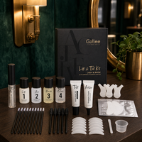 Kit de rehaussement de cils coréen Gollee Keratin, professionnel, semi-permanent, pour salon ou usage domestique, kit de rehaussement de cils DIY, marque privée, coussinets de rehaussement de cils