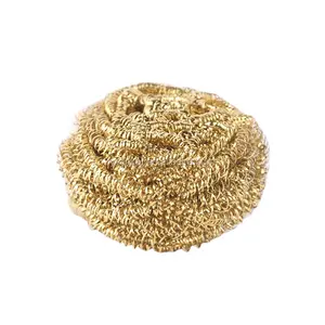 H65 brass lau chùi miếng đệm đồng scrubber cho nhà bếp làm sạch