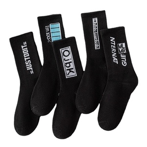 Người Đàn Ông Của Màu Đen & Trắng Mùi Kháng Giữa Phi Hành Đoàn Ống Vớ Giản Dị Xu Hướng Phong Cách Cho Sinh Viên Thể Thao Cặp Vợ Chồng Cầu thủ Bóng Rổ - Product Image 2